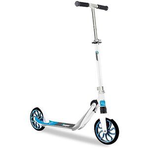 BEEPER Teen & Adult Scooter 8'' Wheels Front Suspension City Scoot with or Without Front Brake con Freno Delantero, Color Blanco BEEPER Teen & Adult Scooter 8'' Wheels Front Suspension City Scoot with or Without Front Brake con Freno Delantero, Color Blanco