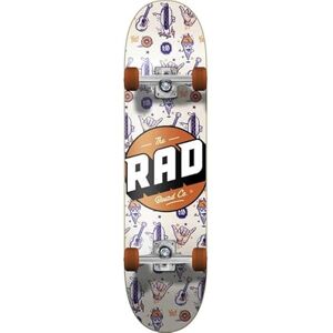Rad Skateboards Logo Progresivo Multicolor 7,75 - Monopatín Rad Skateboards Logo Progresivo Multicolor 7,75 - Monopatín