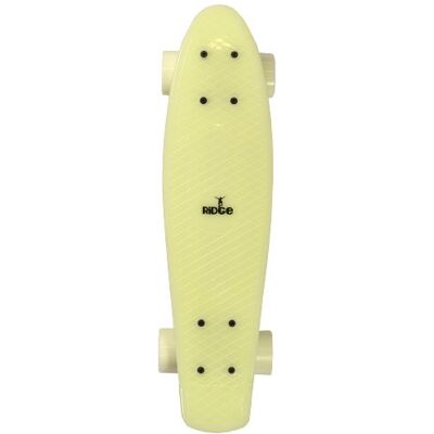 Ridge Skateboards Glow in The Dark Mini Cruiser 22", Hecho en el Reino Unido, 55cm Ridge Skateboards Glow in The Dark Mini Cruiser 22", Hecho en el Reino Unido, 55cm