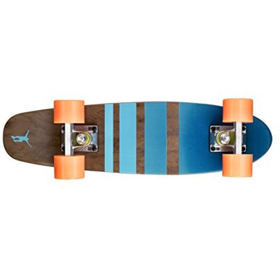 Ridge Skateboards Maple Mini Dark Dye Longboard, Color Naranja, Talla 22-Inch Ridge Skateboards Maple Mini Dark Dye Longboard, Color Naranja, Talla 22-Inch