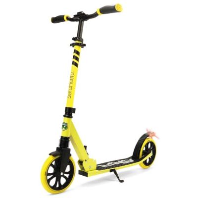 SereneLife Patinete de Ciudad Estable, Altura Regulable, Plegable, Incluye Correa, Soporte y Freno de Pedal, para niños y Adultos hasta 100 kg, Color Amarillo SereneLife Patinete de Ciudad Estable, Altura Regulable, Plegable, Incluye Correa, Soporte y Freno de Pedal, para niños y Adultos hasta 100 kg, Color Amarillo
