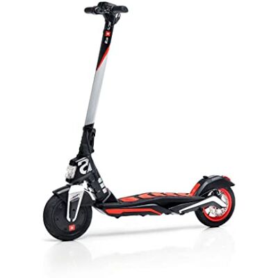 Aprilia eSR1, Patinete Eléctrico, 15.5 Kg, Motor Brushless 350W, Autonomía 25 Km, Ruedas Tubeless 10”, Color Rojo/Negro, Talla única Aprilia eSR1, Patinete Eléctrico, 15.5 Kg, Motor Brushless 350W, Autonomía 25 Km, Ruedas Tubeless 10”, Color Rojo/Negro, Talla única