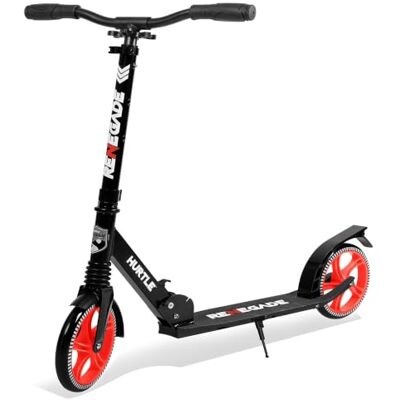 Hurtle Patinete para niños a Partir de 8 años, Adulto Plegable con Ruedas Grandes de 200 mm, 2 Ruedas para Adolescentes, Ligero, Manillar Ajustable, Hurtle Patinete para niños a Partir de 8 años, Adulto Plegable con Ruedas Grandes de 200 mm, 2 Ruedas para Adolescentes, Ligero, Manillar Ajustable,