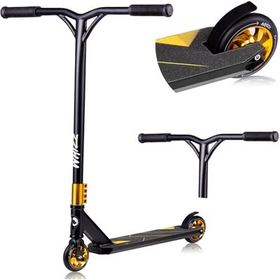 lionelo Whizz patinetes para niños, Stunt Scooter, de Acrobacias, Freestyle, Ruedas de 110 mm, Ligero, Freno de Guardabarros Trasero, Cubierta de Aluminio, Manillar de Tubo en T Ancho lionelo Whizz patinetes para niños, Stunt Scooter, de Acrobacias, Freestyle, Ruedas de 110 mm, Ligero, Freno de Guardabarros Trasero, Cubierta de Aluminio, Manillar de Tubo en T Ancho