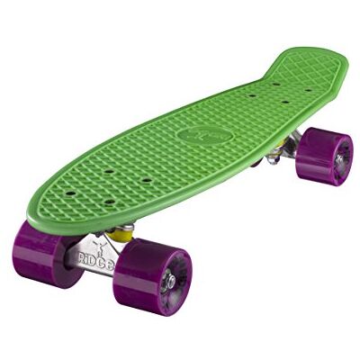 Ridge Skateboards Original Mini Cruiser 22", Hecho en el Reino Unido, 55cm Ridge Skateboards Original Mini Cruiser 22", Hecho en el Reino Unido, 55cm