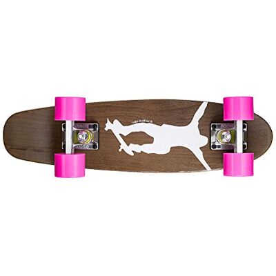 Ridge Skateboards Maple Mini Dark Dye Longboard, Color Rosa, Talla 22-Inch Ridge Skateboards Maple Mini Dark Dye Longboard, Color Rosa, Talla 22-Inch