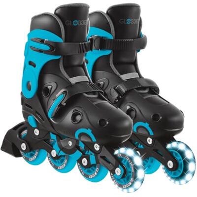 Globber Patines GO•Skates Patines escalables y Ajustables Talla M/L de 34 a 37, Negro y Azul Globber Patines GO•Skates Patines escalables y Ajustables Talla M/L de 34 a 37, Negro y Azul