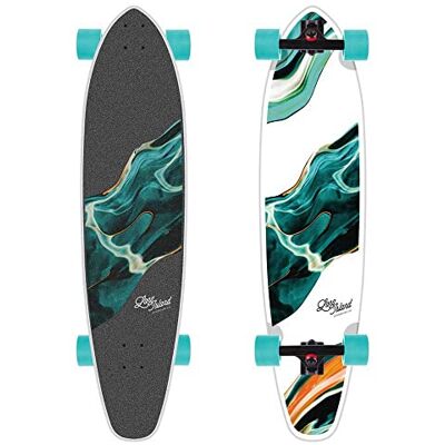PREMIUM QUALITY LONG ISLAND LONGBOARDS Skateboard de Tabla Marca Unisex Adulto PREMIUM QUALITY LONG ISLAND LONGBOARDS Skateboard de Tabla Marca Unisex Adulto
