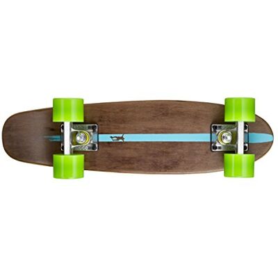 Ridge Skateboards Maple Mini Dark Dye Longboard, Color Verde, Talla 22-Inch Ridge Skateboards Maple Mini Dark Dye Longboard, Color Verde, Talla 22-Inch