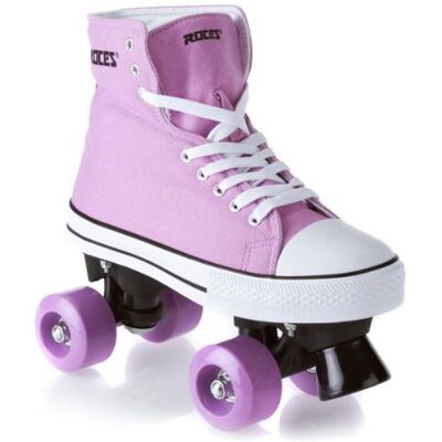 ROCES Chuck Classic Roller Patines de ruedas unisex, color rosa blanco, talla 38 ROCES Chuck Classic Roller Patines de ruedas unisex, color rosa blanco, talla 38
