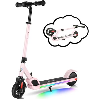 Caroma Patinete Electrico(8-10-12 años), Autonomía Máxima 6 KM, Máx.16 KM/H, Patinete Niños Liviano E Patinete, Regalo para Niños y Adolescentes(Rosa) Caroma Patinete Electrico(8-10-12 años), Autonomía Máxima 6 KM, Máx.16 KM/H, Patinete Niños Liviano E Patinete, Regalo para Niños y Adolescentes(Rosa)