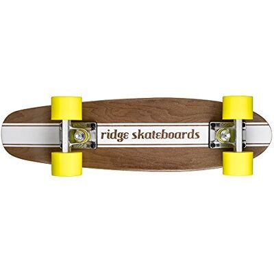 Ridge Skateboards Maple Mini Dark Dye Longboard, Color Amarillo, Talla 22-Inch Ridge Skateboards Maple Mini Dark Dye Longboard, Color Amarillo, Talla 22-Inch