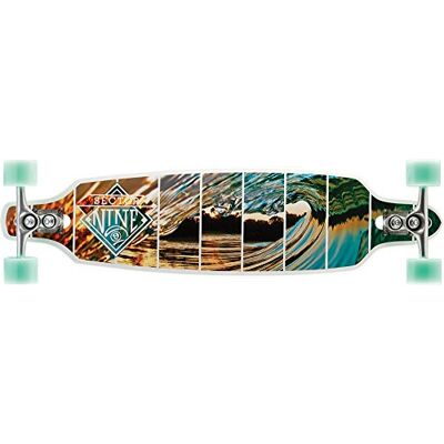Sector 9 Longboard Fractal Complete Longboard, Color Blanco, Talla Única Sector 9 Longboard Fractal Complete Longboard, Color Blanco, Talla Única