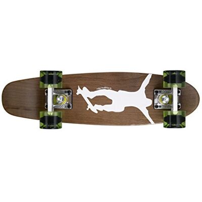 Ridge Skateboards Maple Mini Dark Dye Longboard, Color Verde, Talla 22-Inch Ridge Skateboards Maple Mini Dark Dye Longboard, Color Verde, Talla 22-Inch