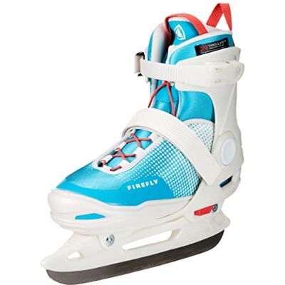 Firefly Flash IV Patín De Hielo, Juventud Unisex, White/Turquoise/Red, 29 Firefly Flash IV Patín De Hielo, Juventud Unisex, White/Turquoise/Red, 29