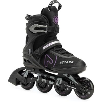 ATTABO Bricker Fitness Patinete para Mujer, Estable, cómodo y con riel de Aluminio, Ruedas de Poliuretano de 80 mm, rodamientos ABEC-7 y Freno TPR ATTABO Bricker Fitness Patinete para Mujer, Estable, cómodo y con riel de Aluminio, Ruedas de Poliuretano de 80 mm, rodamientos ABEC-7 y Freno TPR