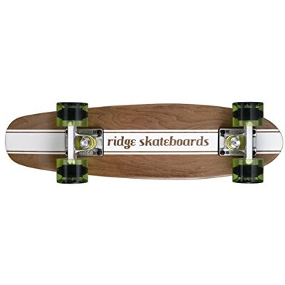 Ridge Skateboards Maple Mini Dark Dye Longboard, Color Verde, Talla 22-Inch Ridge Skateboards Maple Mini Dark Dye Longboard, Color Verde, Talla 22-Inch