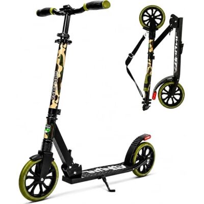 SereneLife Patinete Adolescentes, con Luces, Plegable, Ajustable, Adultos, Freno Manillar, Dos Ruedas, Barra en T, Facil maniobra SereneLife Patinete Adolescentes, con Luces, Plegable, Ajustable, Adultos, Freno Manillar, Dos Ruedas, Barra en T, Facil maniobra