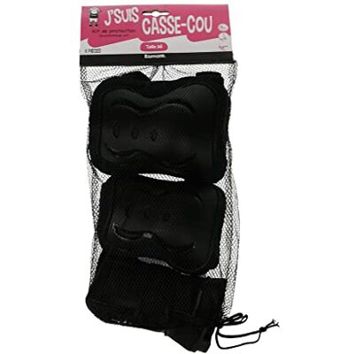 upfit – Juego de protección de patines – Kit de protección de bicicleta de 6 piezas – Talla M – Kit de protección para todo tipo de deporte de deslizamiento, protege las rodillas, niños/adultos upfit – Juego de protección de patines – Kit de protección de bicicleta de 6 piezas – Talla M – Kit de protección para todo tipo de deporte de deslizamiento, protege las rodillas, niños/adultos