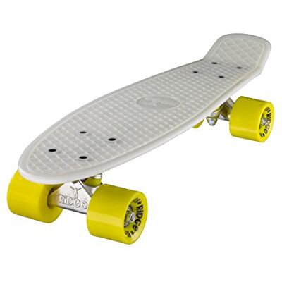 Ridge Skateboards Glow in The Dark Mini Cruiser 22", Hecho en el Reino Unido, 55cm Ridge Skateboards Glow in The Dark Mini Cruiser 22", Hecho en el Reino Unido, 55cm