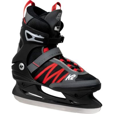 K2 F.I.T Speed Ice Pro Patín De Hielo, Hombre, Black-Red, 8 K2 F.I.T Speed Ice Pro Patín De Hielo, Hombre, Black-Red, 8