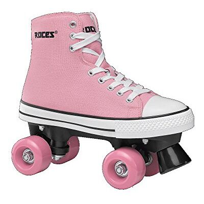 ROCES Chuck Classic Roller Patines de ruedas unisex, color rosa blanco, talla 34 ROCES Chuck Classic Roller Patines de ruedas unisex, color rosa blanco, talla 34