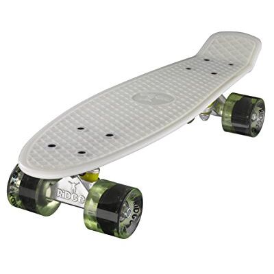 Ridge Skateboards Glow in The Dark Mini Cruiser 22", Hecho en el Reino Unido, 55cm Ridge Skateboards Glow in The Dark Mini Cruiser 22", Hecho en el Reino Unido, 55cm