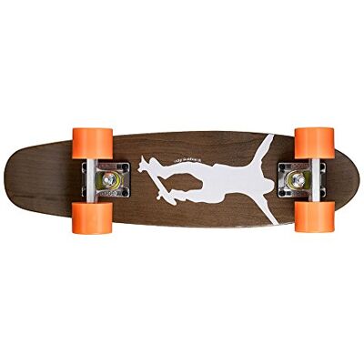 Ridge Skateboards Maple Mini Dark Dye Longboard, Color Naranja, Talla 22-Inch Ridge Skateboards Maple Mini Dark Dye Longboard, Color Naranja, Talla 22-Inch