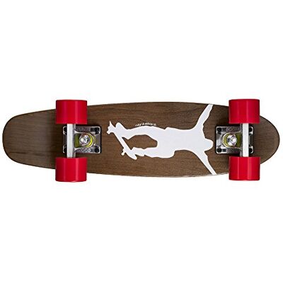 Ridge Skateboards Maple Mini Dark Dye Longboard, Color Rojo, Talla 22-Inch Ridge Skateboards Maple Mini Dark Dye Longboard, Color Rojo, Talla 22-Inch