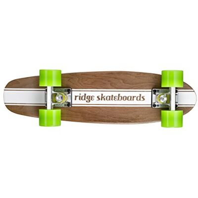 Ridge Skateboards Maple Mini Dark Dye Longboard, Color Verde, Talla 22-Inch Ridge Skateboards Maple Mini Dark Dye Longboard, Color Verde, Talla 22-Inch