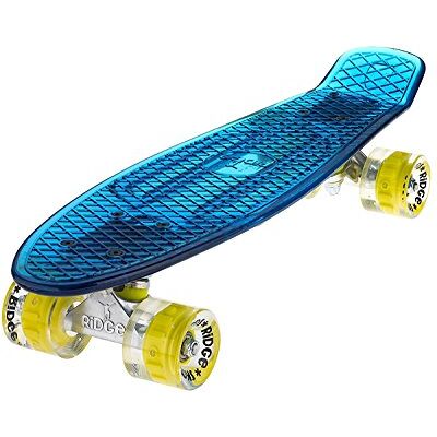 Ridge Skateboards Tabla de Skateboard Azul Blue-Yellow Talla:55,88 cm Ridge Skateboards Tabla de Skateboard Azul Blue-Yellow Talla:55,88 cm
