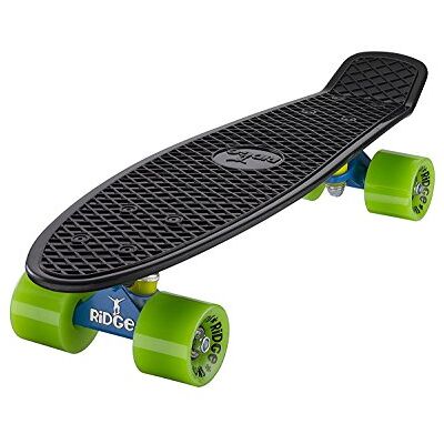Ridge Skateboards Mix It Up Mini Cruiser 22", Hecho en el Reino Unido, 55cm, Mezcla de Camiones y Ruedas Ridge Skateboards Mix It Up Mini Cruiser 22", Hecho en el Reino Unido, 55cm, Mezcla de Camiones y Ruedas