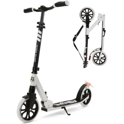 SereneLife Patinete Adolescentes, con Luces, Plegable, Ajustable, Adultos, Freno Manillar, Dos Ruedas, Barra en T, Facil maniobra SereneLife Patinete Adolescentes, con Luces, Plegable, Ajustable, Adultos, Freno Manillar, Dos Ruedas, Barra en T, Facil maniobra