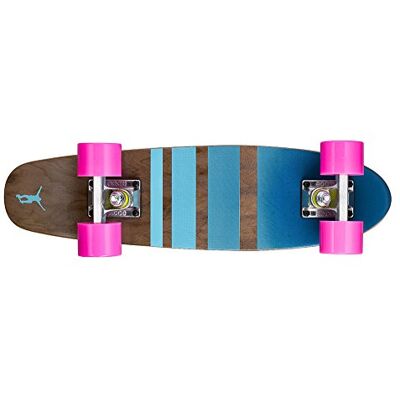 Ridge Skateboards Maple Mini Dark Dye Longboard, color rosa, talla 22-Inch Ridge Skateboards Maple Mini Dark Dye Longboard, color rosa, talla 22-Inch