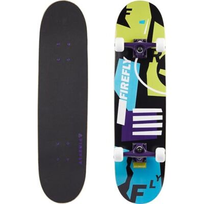 FIREFLY SKB 505 Skateboard Black/Purple/White One Size FIREFLY SKB 505 Skateboard Black/Purple/White One Size