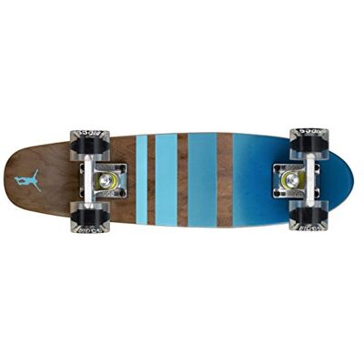 Ridge Skateboards Maple Mini Dark Dye Longboard, Color Transparente, Talla 22-Inch Ridge Skateboards Maple Mini Dark Dye Longboard, Color Transparente, Talla 22-Inch