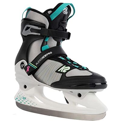 K2 Alexis Ice Pro 25f0016-Patines Mujer, Color Azul Patines de Hielo, Negro-Verde petróleo, EU: 34 (Mondo: 210 / cm: 21 / UK: 1.5 / US: 4) K2 Alexis Ice Pro 25f0016-Patines Mujer, Color Azul Patines de Hielo, Negro-Verde petróleo, EU: 34 (Mondo: 210 / cm: 21 / UK: 1.5 / US: 4)