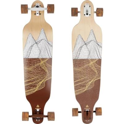 Firefly Longboard 305 Patinetas, Adultos Unisex, Wood/White/Brown, Talla única Firefly Longboard 305 Patinetas, Adultos Unisex, Wood/White/Brown, Talla única