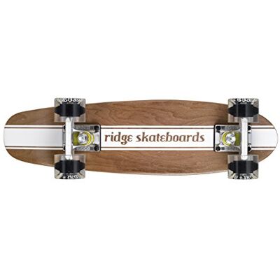 Ridge Skateboards Maple Mini Dark Dye Longboard, Color Transparente, Talla 22-Inch Ridge Skateboards Maple Mini Dark Dye Longboard, Color Transparente, Talla 22-Inch