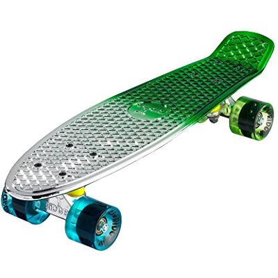 Ridge Skateboards Neochrome Mini Cruiser 22", 55cm, Completa, Rainbow, Metallics, Fades Ridge Skateboards Neochrome Mini Cruiser 22", 55cm, Completa, Rainbow, Metallics, Fades