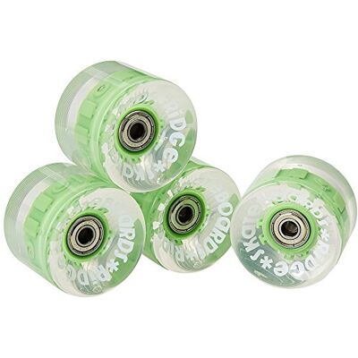 Ridge Skateboard Ruedas de Patinete, Ruedas de Mini Cruiser, 70 mm, Multicolor (Set LED-Wheels-Multi) Ridge Skateboard Ruedas de Patinete, Ruedas de Mini Cruiser, 70 mm, Multicolor (Set LED-Wheels-Multi)
