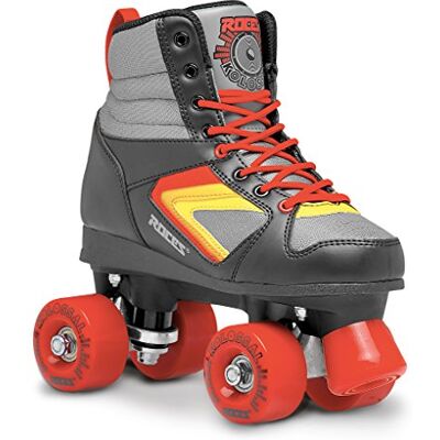 ROCES Adultos épico Roller Skates/rollschuhe Street, Negro de Gris de Amarillo, 41 ROCES Adultos épico Roller Skates/rollschuhe Street, Negro de Gris de Amarillo, 41