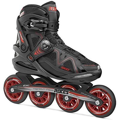 ROCES Gymnasium Inline Skate para Hombres, Hombres, Negro/Rojo, 37 ROCES Gymnasium Inline Skate para Hombres, Hombres, Negro/Rojo, 37