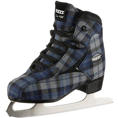 ROCES Schlittschuhe Logger Patines de Patinaje sobre Hielo, Color Azul/Gris, Talla 37 ROCES Schlittschuhe Logger Patines de Patinaje sobre Hielo, Color Azul/Gris, Talla 37