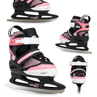 ATTABO Zola Patines de Hielo, Niñas, Rosa, 31-36 EU ATTABO Zola Patines de Hielo, Niñas, Rosa, 31-36 EU