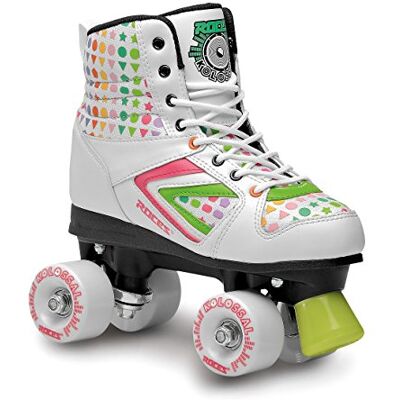 ROCES Niños épico Roller Skates/rollschuhe Street, Infantil, Kolossal, Blanco y Verde, 34 ROCES Niños épico Roller Skates/rollschuhe Street, Infantil, Kolossal, Blanco y Verde, 34