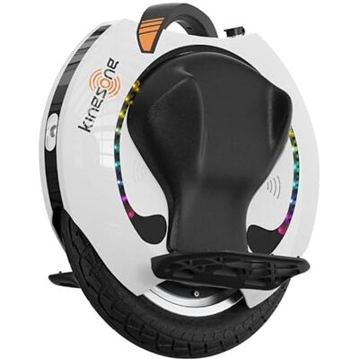 Kingsong Monociclo eléctrico KS-16S Pro de 840 WH, para Adultos, Blanco, Motor de 1200 W, autonomía de hasta 75 km, limitador de Velocidad a 25 km/h, neumáticos de 16", Altavoz y Bluetooth. Kingsong Monociclo eléctrico KS-16S Pro de 840 WH, para Adultos, Blanco, Motor de 1200 W, autonomía de hasta 75 km, limitador de Velocidad a 25 km/h, neumáticos de 16", Altavoz y Bluetooth.