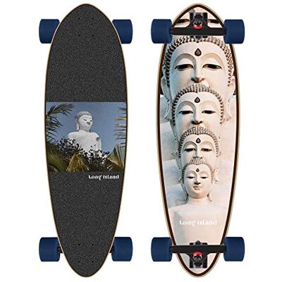 PREMIUM QUALITY LONG ISLAND LONGBOARDS Skateboard de Tabla Marca Unisex Adulto PREMIUM QUALITY LONG ISLAND LONGBOARDS Skateboard de Tabla Marca Unisex Adulto