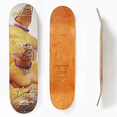 Metropollie Tabla de Skate Lobo con Bozal, Skate para Niños Niñas Adolescentes Adultos Principiantes, Tabla de 7 Capas 100% Madera de Arce Canadiense Hard Rock Metropollie Tabla de Skate Lobo con Bozal, Skate para Niños Niñas Adolescentes Adultos Principiantes, Tabla de 7 Capas 100% Madera de Arce Canadiense Hard Rock