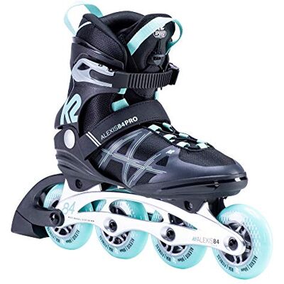 K2 Skates 30E0114 Alexis 84 Pro Patines, Negro/Azul Claro, 42.5 EU K2 Skates 30E0114 Alexis 84 Pro Patines, Negro/Azul Claro, 42.5 EU